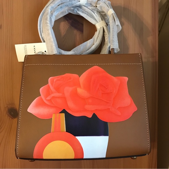 🌺 Coach X Tom Wesselmann Cashin Carry Tote 22 - Picture 2 of 13